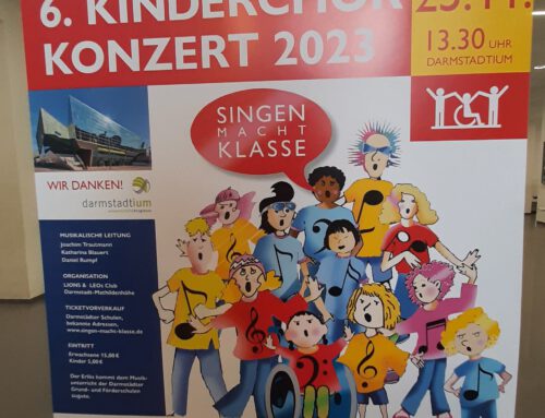 Singen macht Klasse am 25.11.23 im Darmstadtium